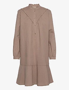 Dress in blended linen, Esprit Casual