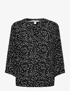 Print blouse with LENZING™ ECOVERO™, Esprit Casual