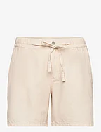 Casual shorts with elasticated waistband - PASTEL PINK
