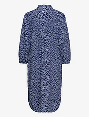 Esprit Casual - Viscose midi dress with all-over print - sukienki koszulowe - ink 4 - 1