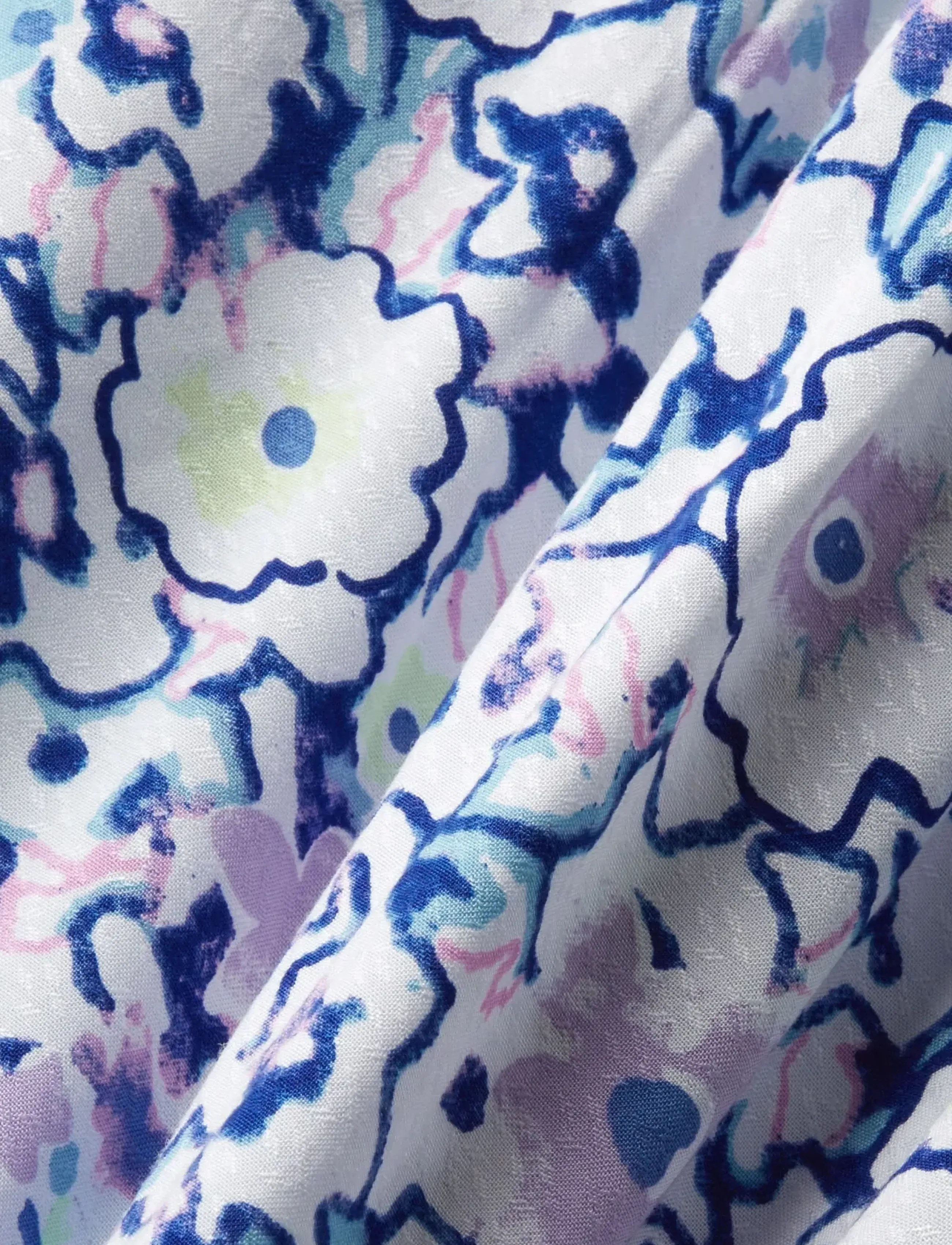 Esprit Casual - Viscose midi dress with all-over print - skjortekjoler - white 4 - 4