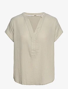 Textured cotton blouse, Esprit Casual