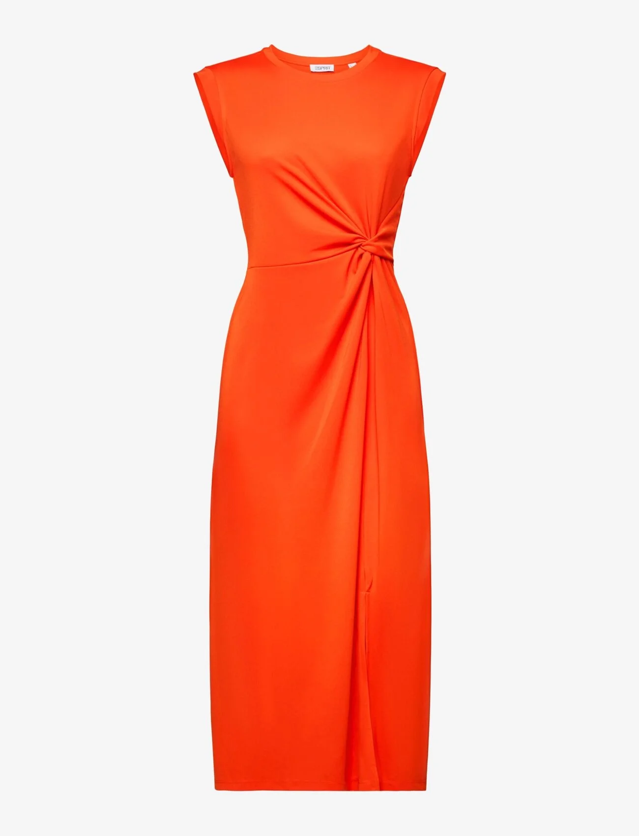 Esprit Casual - Dresses knitted - midi-jurken - bright orange - 0