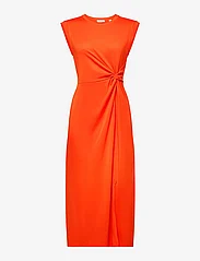 Esprit Casual - Dresses knitted - midi dresses - bright orange - 0