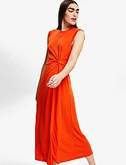 Esprit Casual - Dresses knitted - midikleider - bright orange - 4