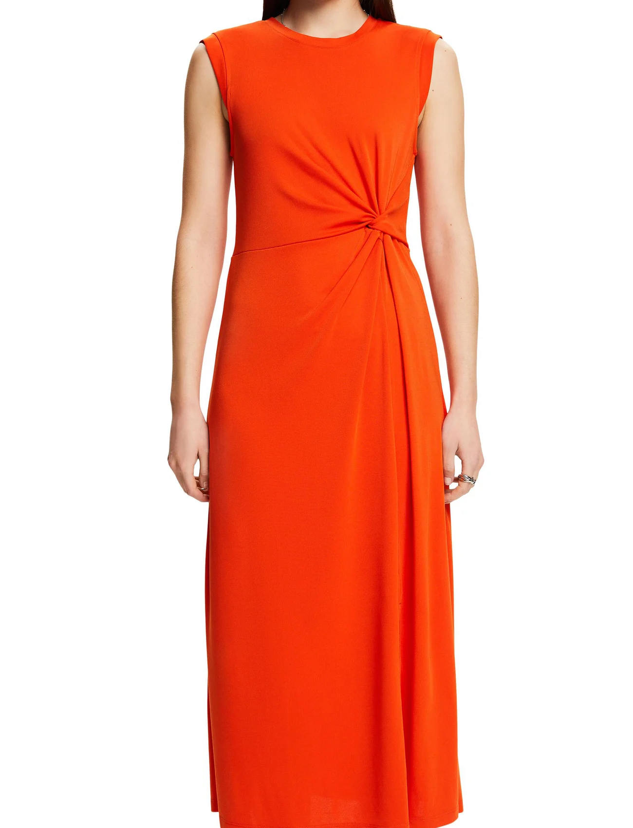 Esprit Casual - Dresses knitted - vidutinio ilgio suknelės - bright orange - 1