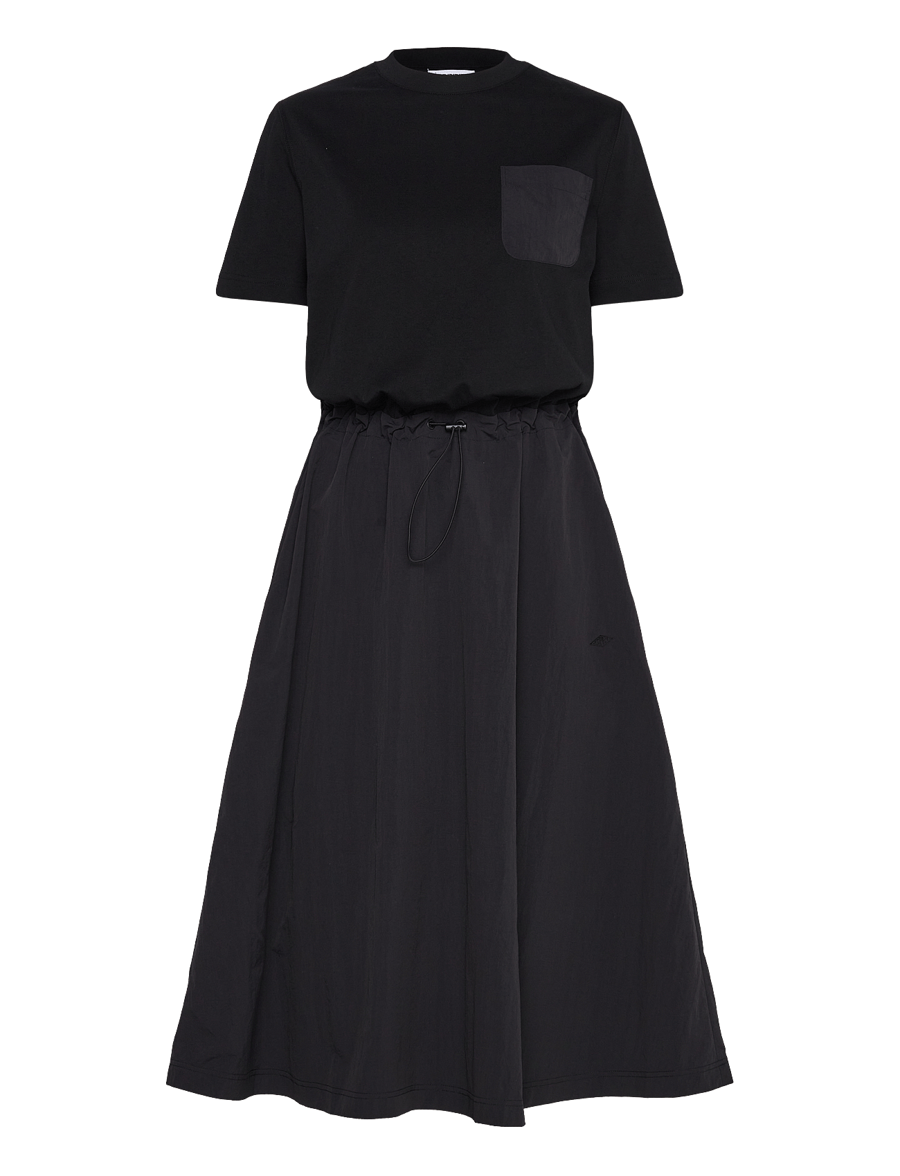 esprit casual dress Esprit Navy and White Knee-Length Dress