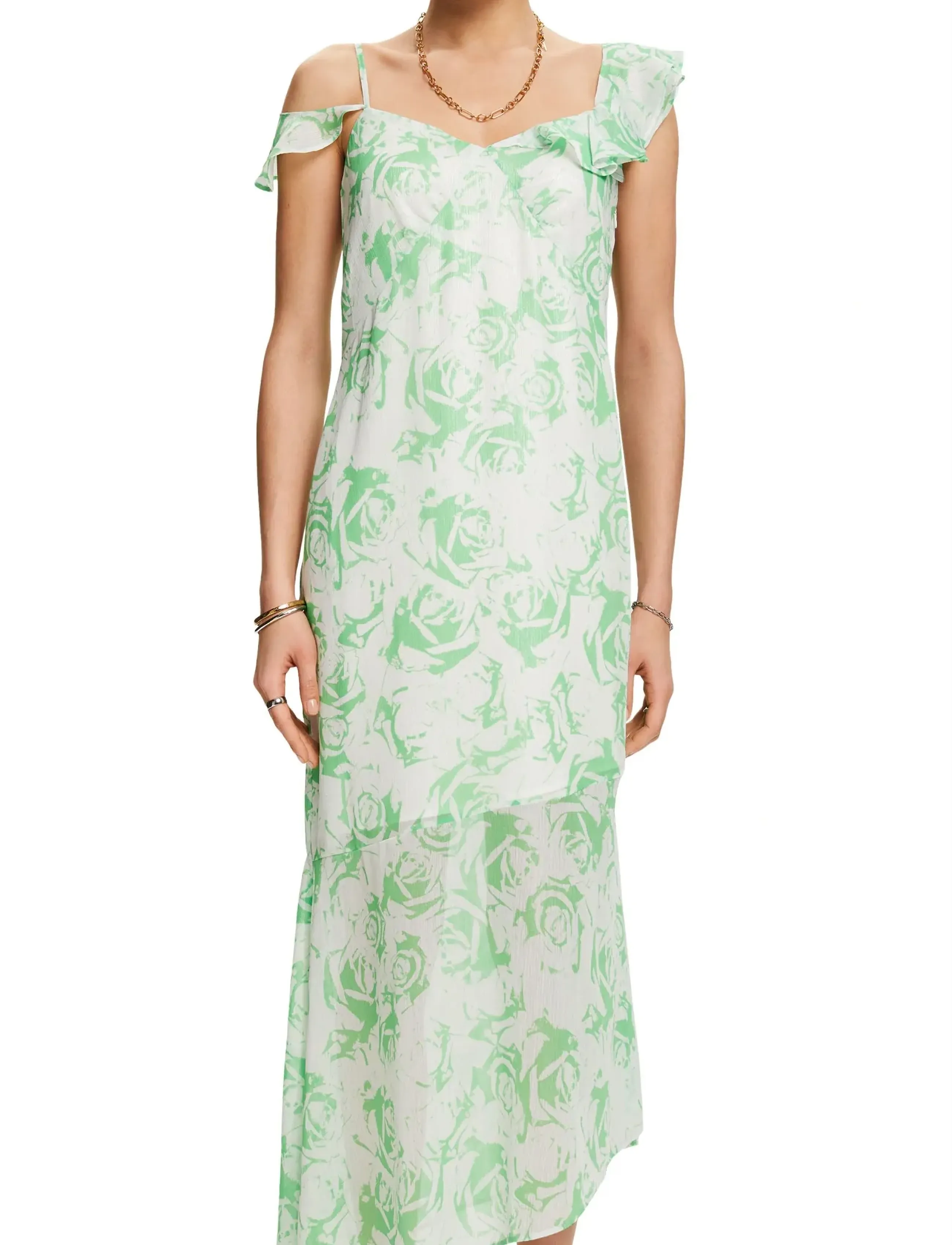Esprit Casual - Dresses light woven - midikleidid - citrus green 4 - 2