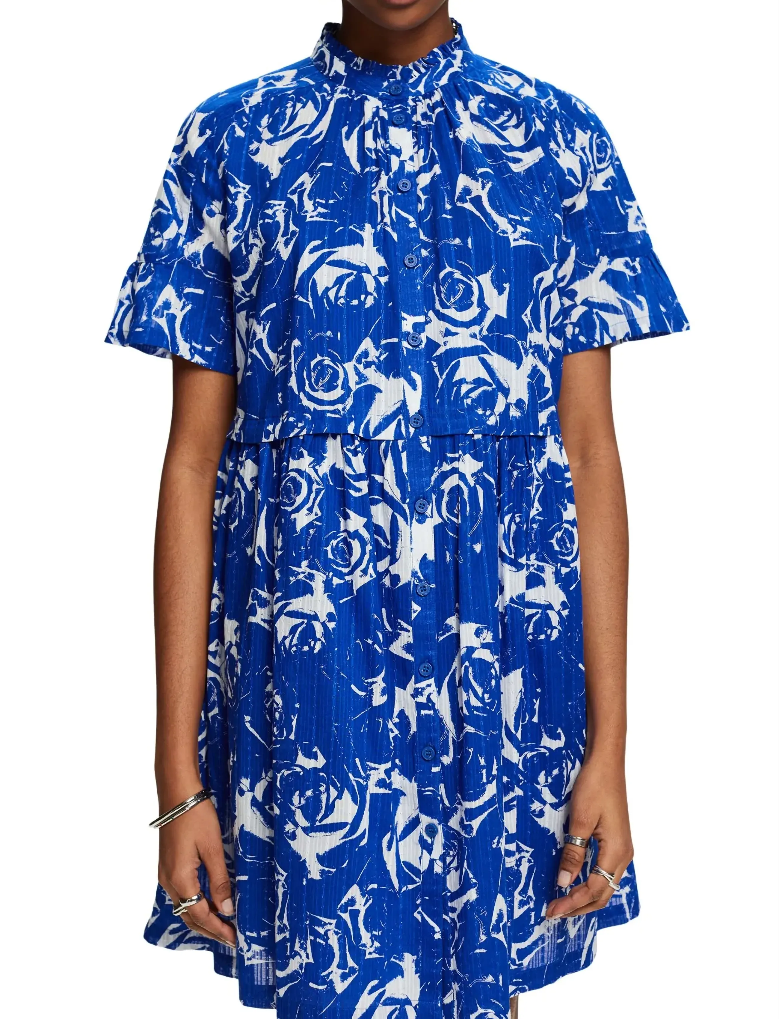 Esprit Casual - Dresses light woven - kurze kleider - bright blue 2 - 2