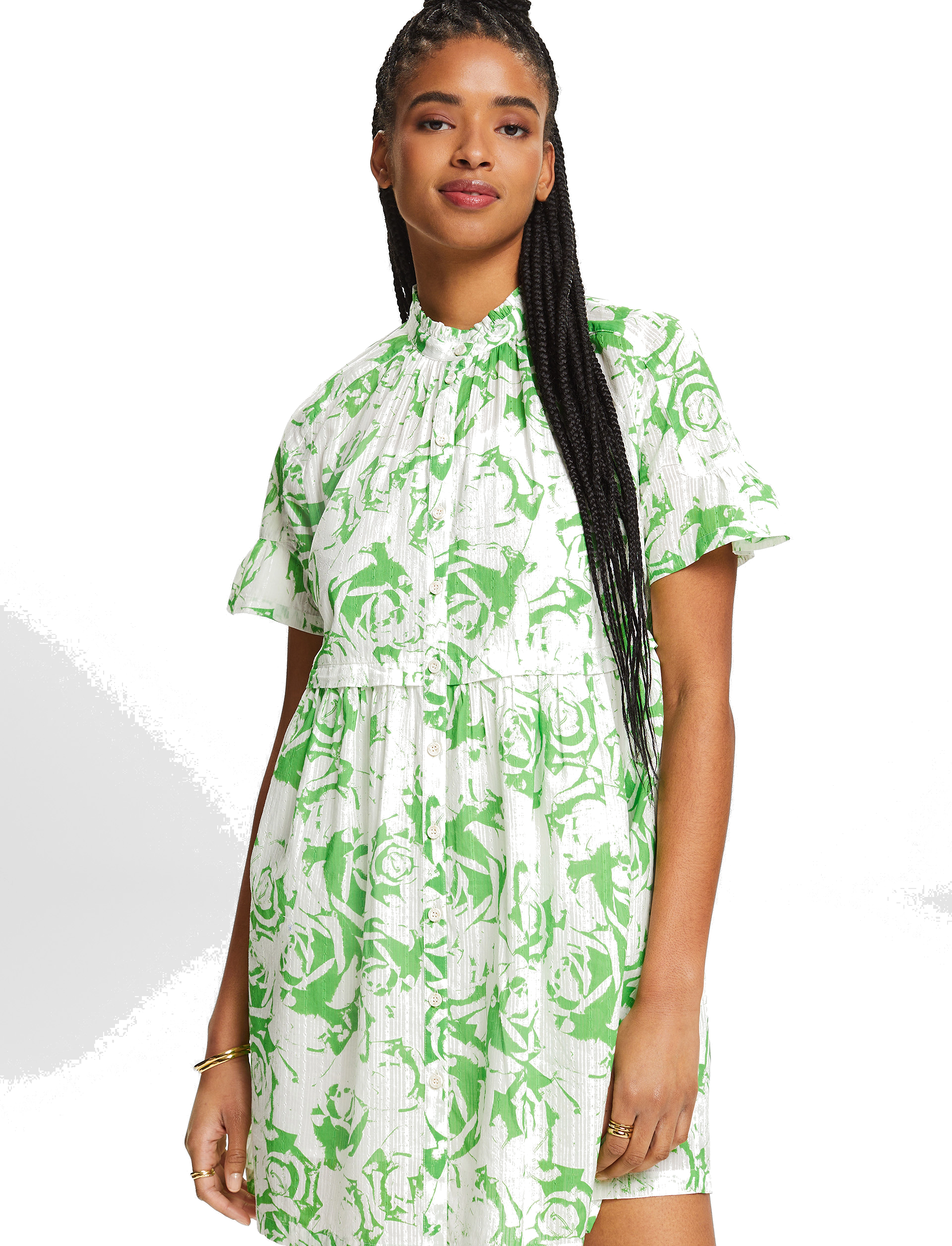 Esprit Casual Dresses light woven - Kjoler - CITRUS GREEN 4 / green