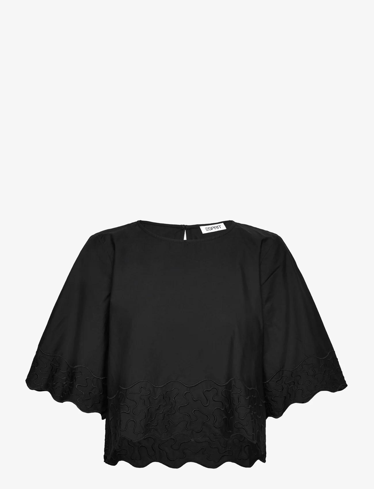 Esprit Casual - Blouses woven - langärmlige blusen - black - 0