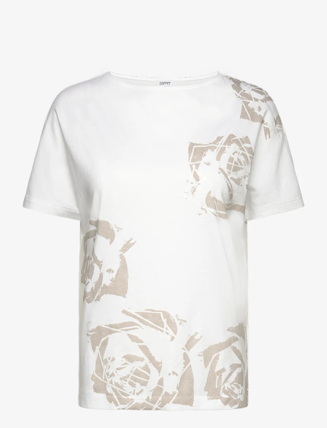 Esprit Casual - T-Shirts - zemākās cenas - white - 0