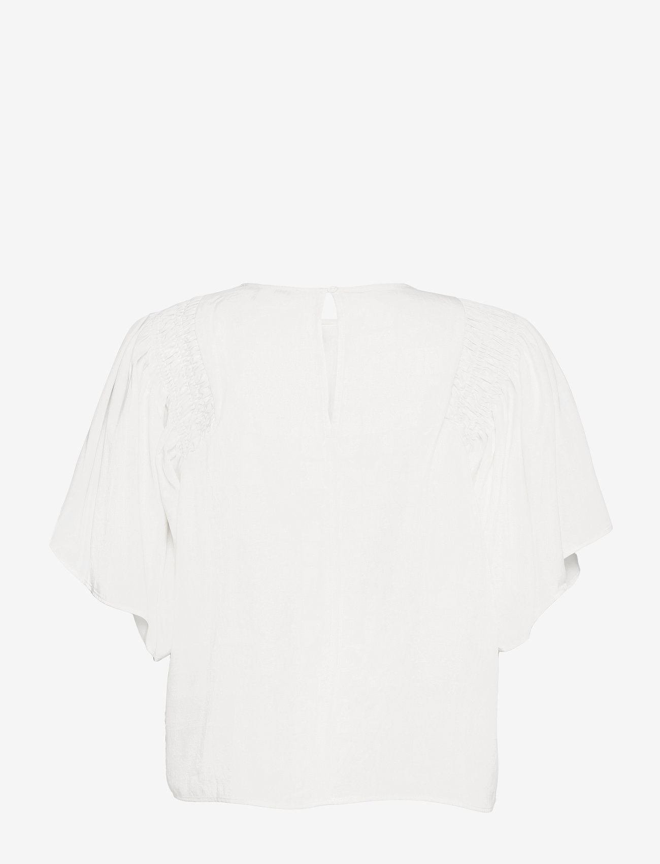 Esprit Casual - Blouse in TENCEL™ lyocell - kurzämlige blusen - off white - 1