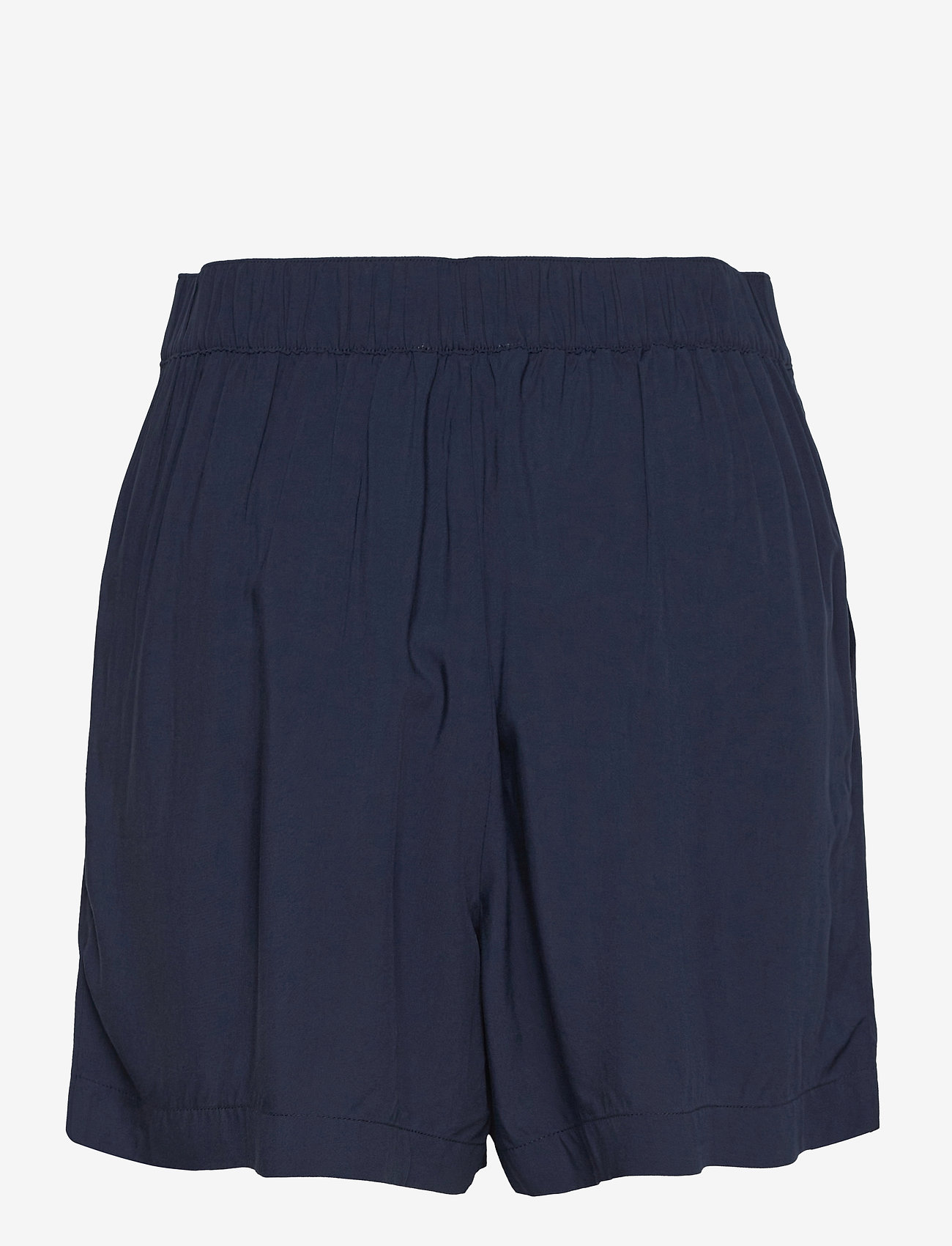 Esprit Casual - Lightweight shorts with an elasticated waistband - navy - 1