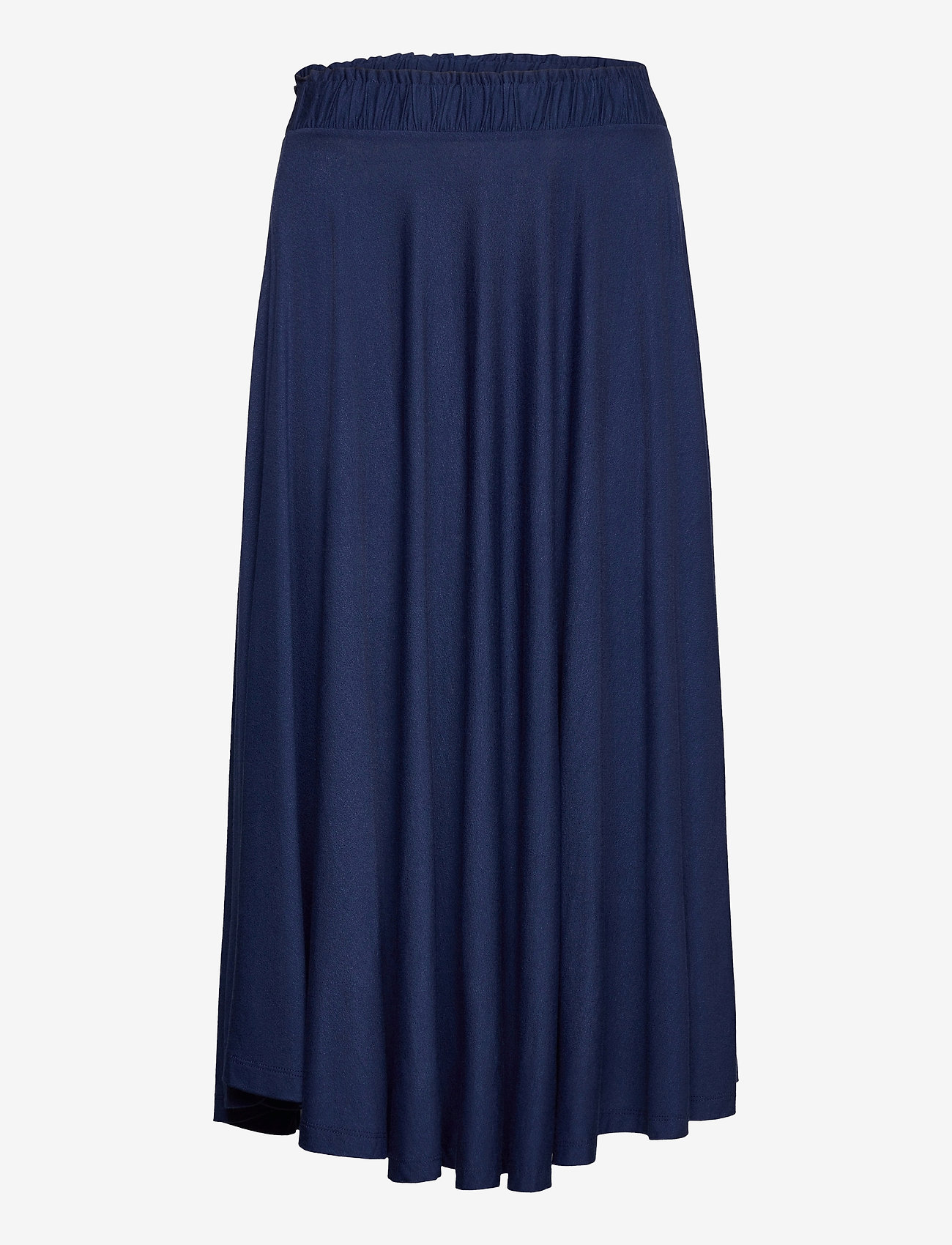 Esprit Casual - Midi skirt made jersey, LENZING™ ECOVERO™ - dark blue - 0