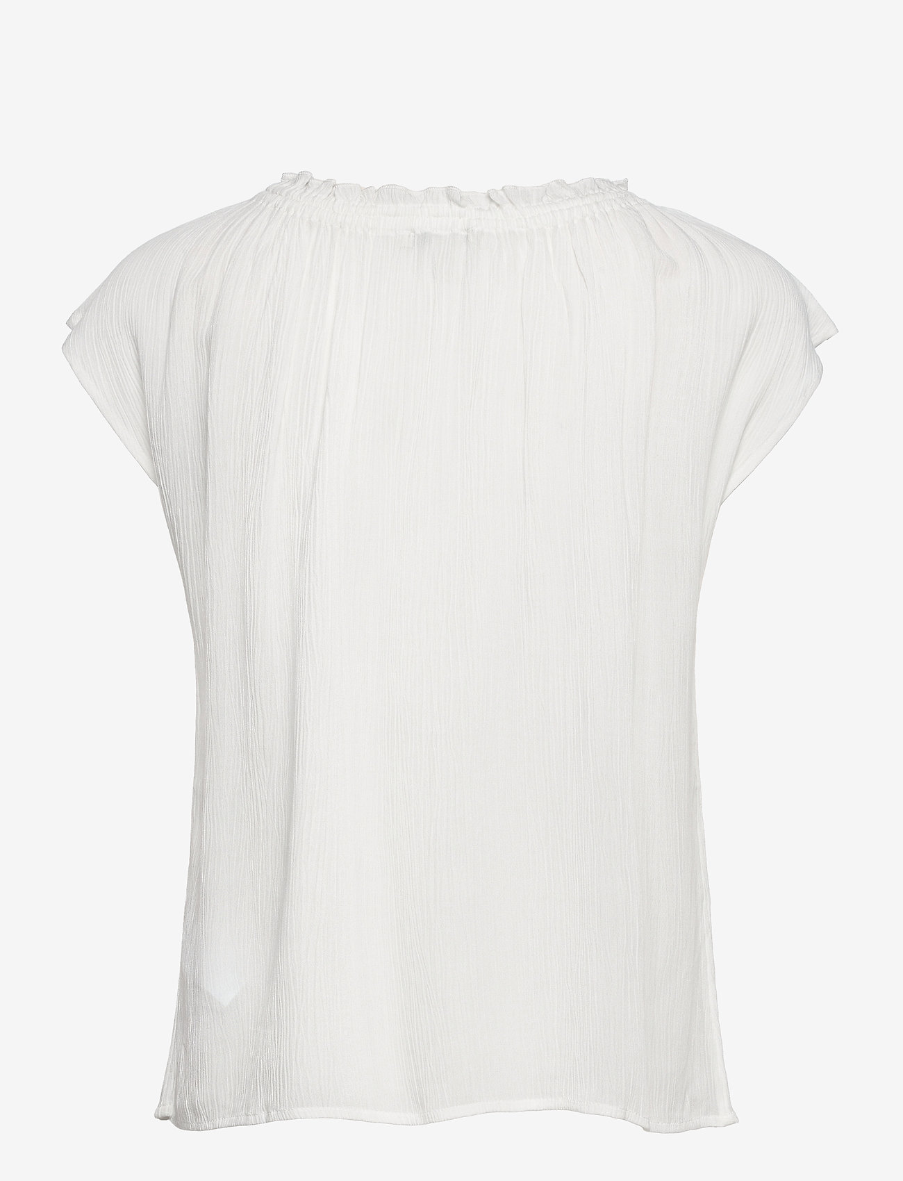 Esprit Casual - Dainty crinkle blouse made of LENZING™ ECOVERO™ - off white - 1