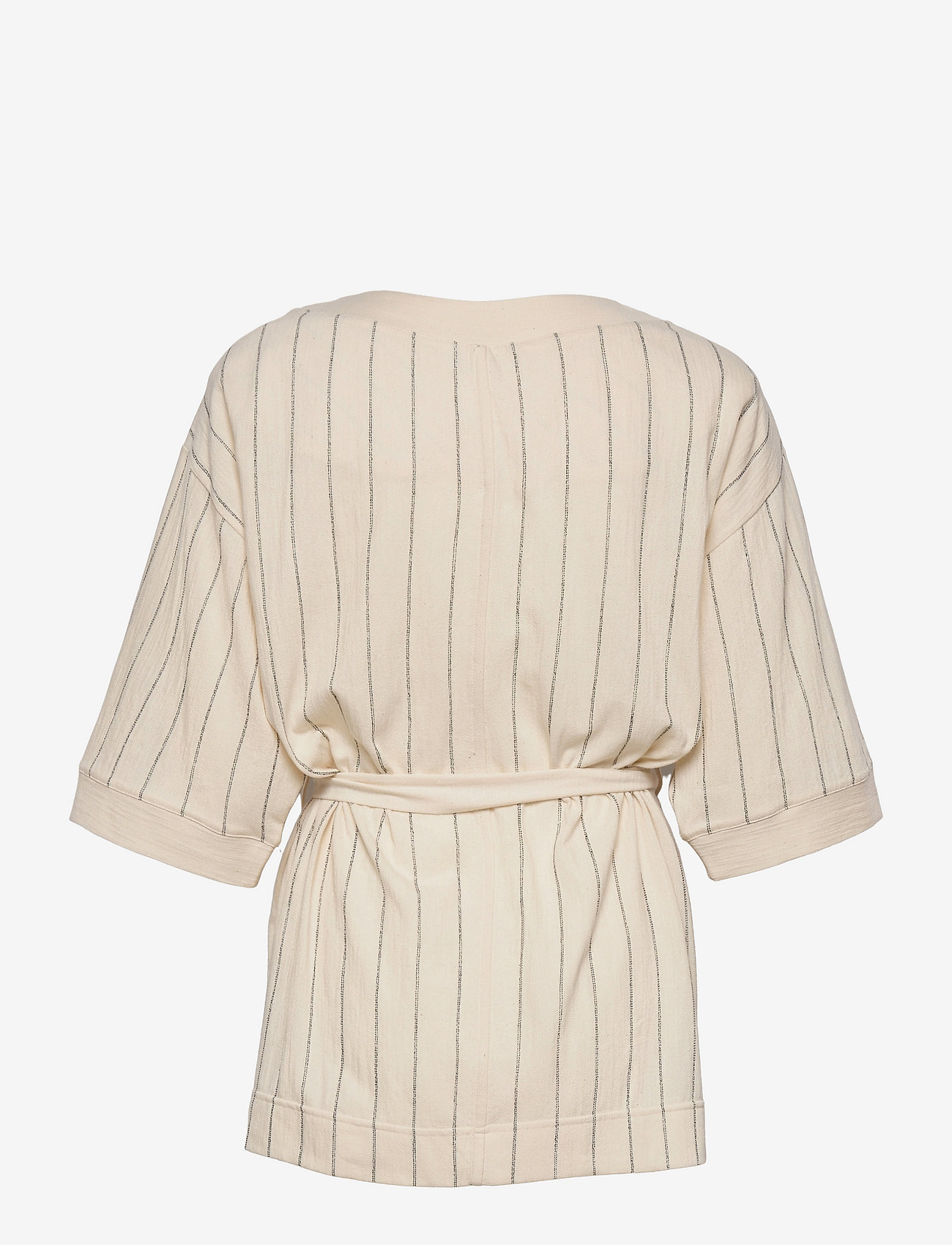 Esprit Casual - Kimono-style woven jacket with a belt - off white - 1
