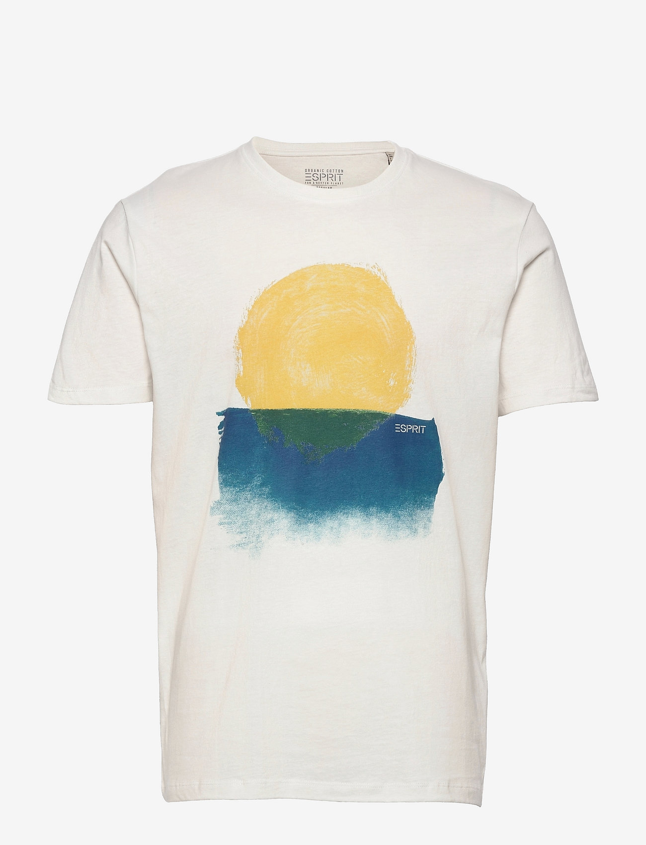 Esprit Casual - Jersey T-shirt made of organic cotton/linen - off white - 0