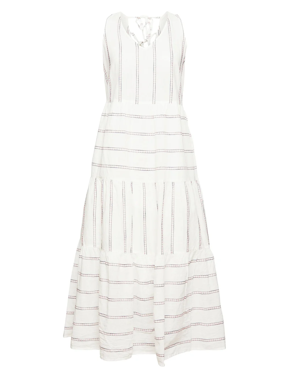 Esprit Casual Midi Dress With Appliqu d Stripes jurken winkel bij Booztlet