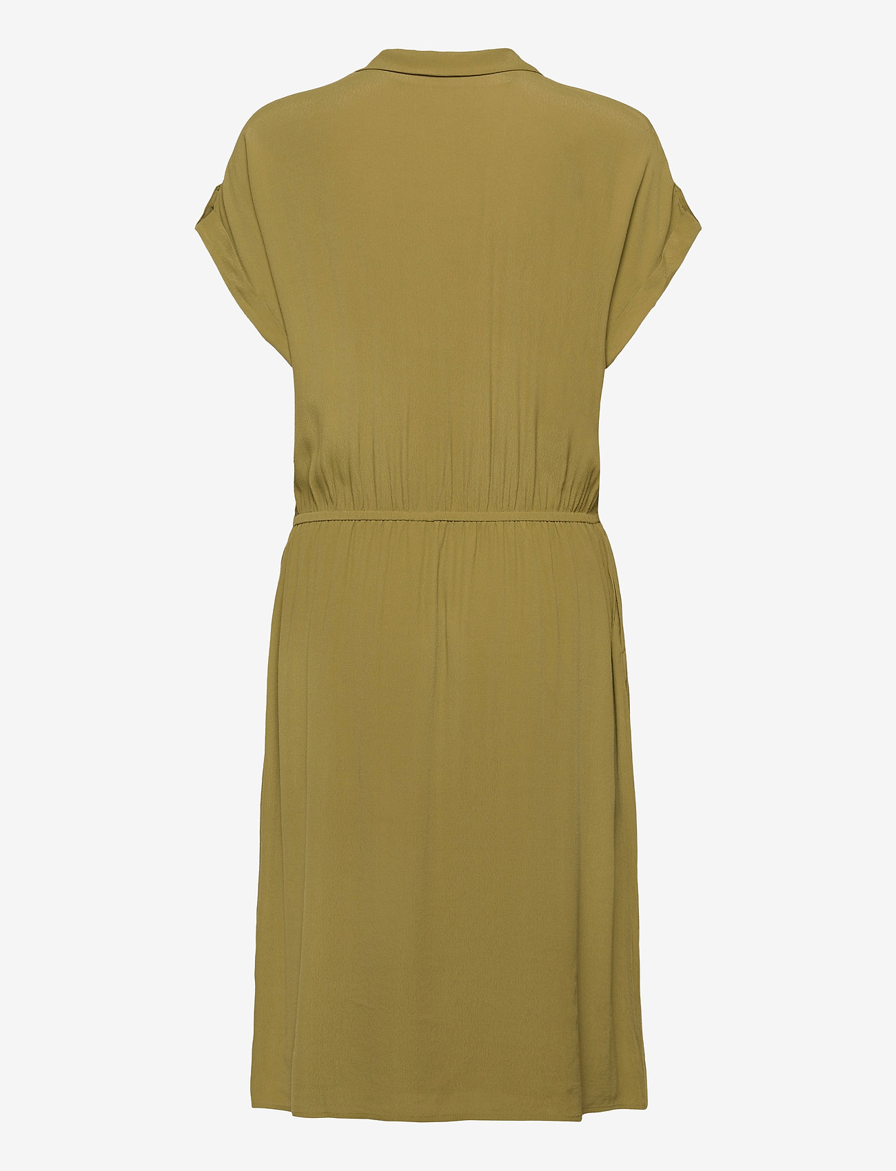 Esprit Casual - Dress made of LENZING™ ECOVERO™ - zomerjurken - olive - 1