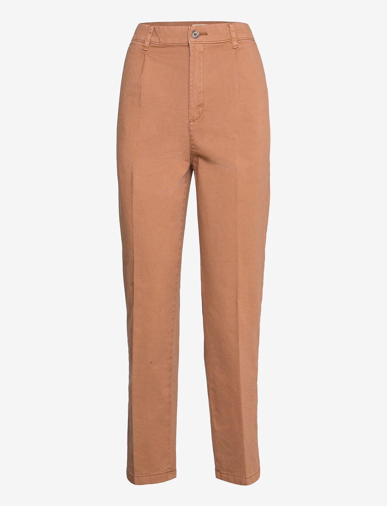 Esprit Casual - Chinos with organic cotton - chinos - rust brown - 0