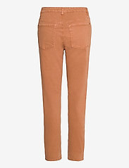 Esprit Casual - Trousers with organic cotton - sirge säärega teksad - rust brown - 1