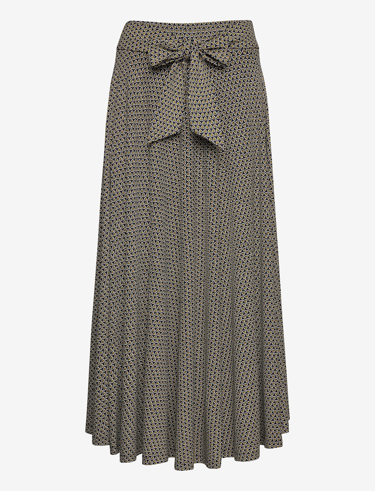 Esprit Casual - Midi jersey skirt with an all-over print - navy - 0