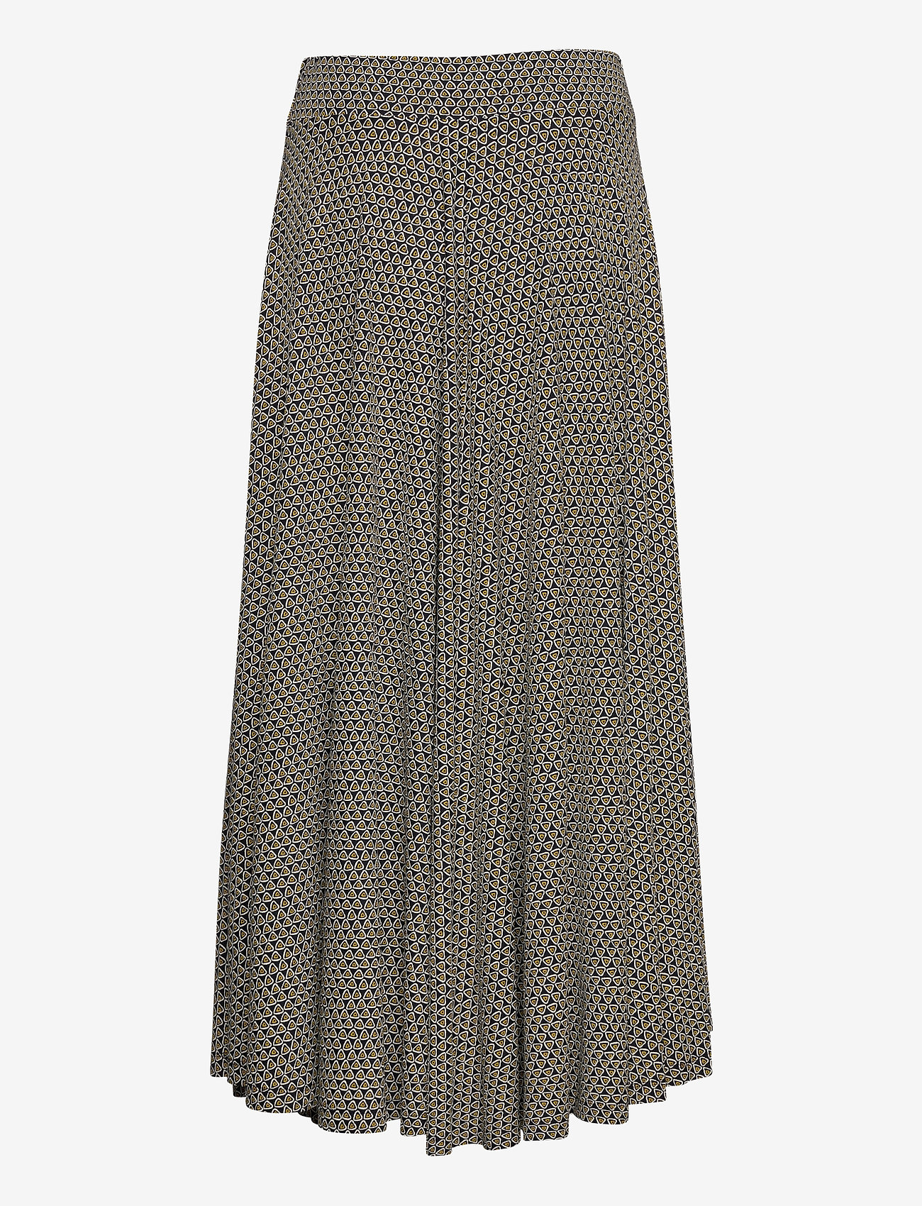 Esprit Casual - Midi jersey skirt with an all-over print - navy - 1