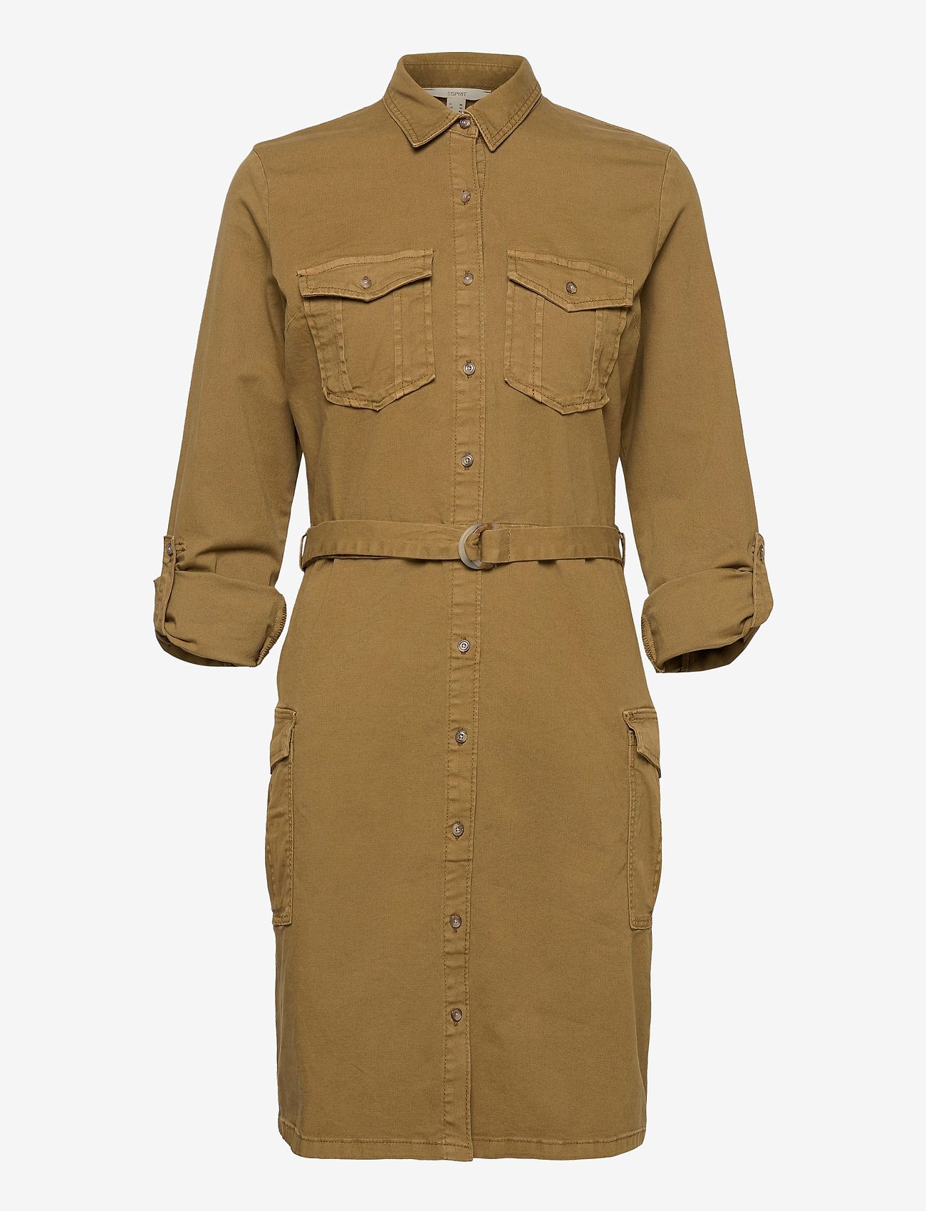 Esprit Casual - EarthColors® dress in a utility style - olive - 1