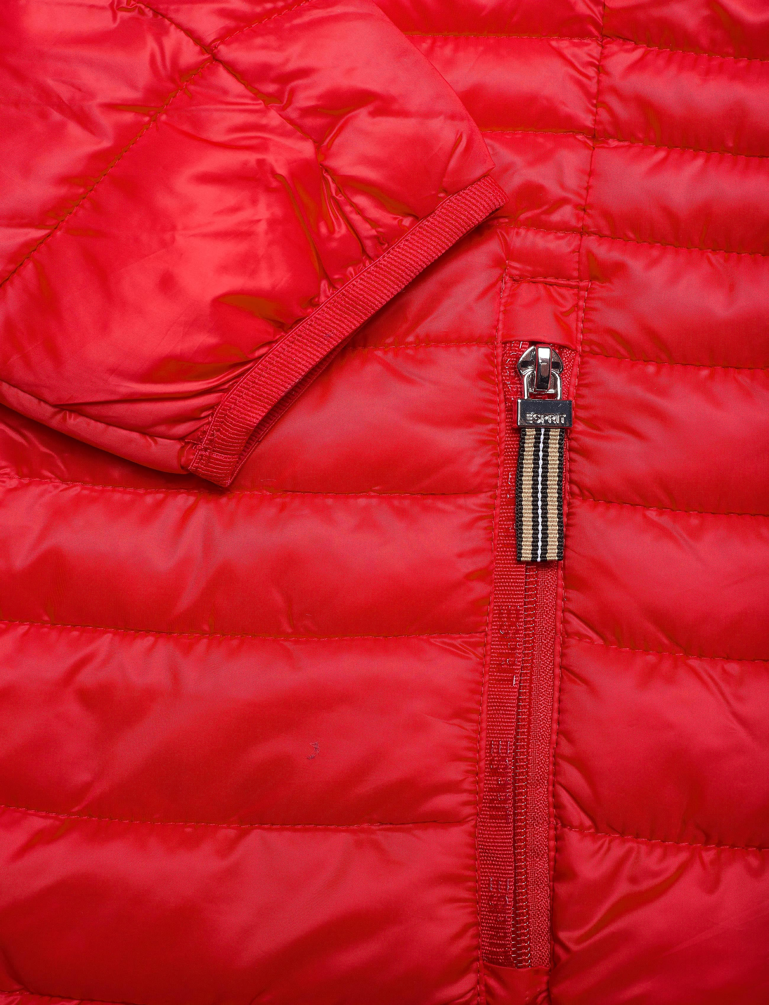 Esprit Casual - Quilted jacket with 3M™ Thinsulate™ padding - red - 4