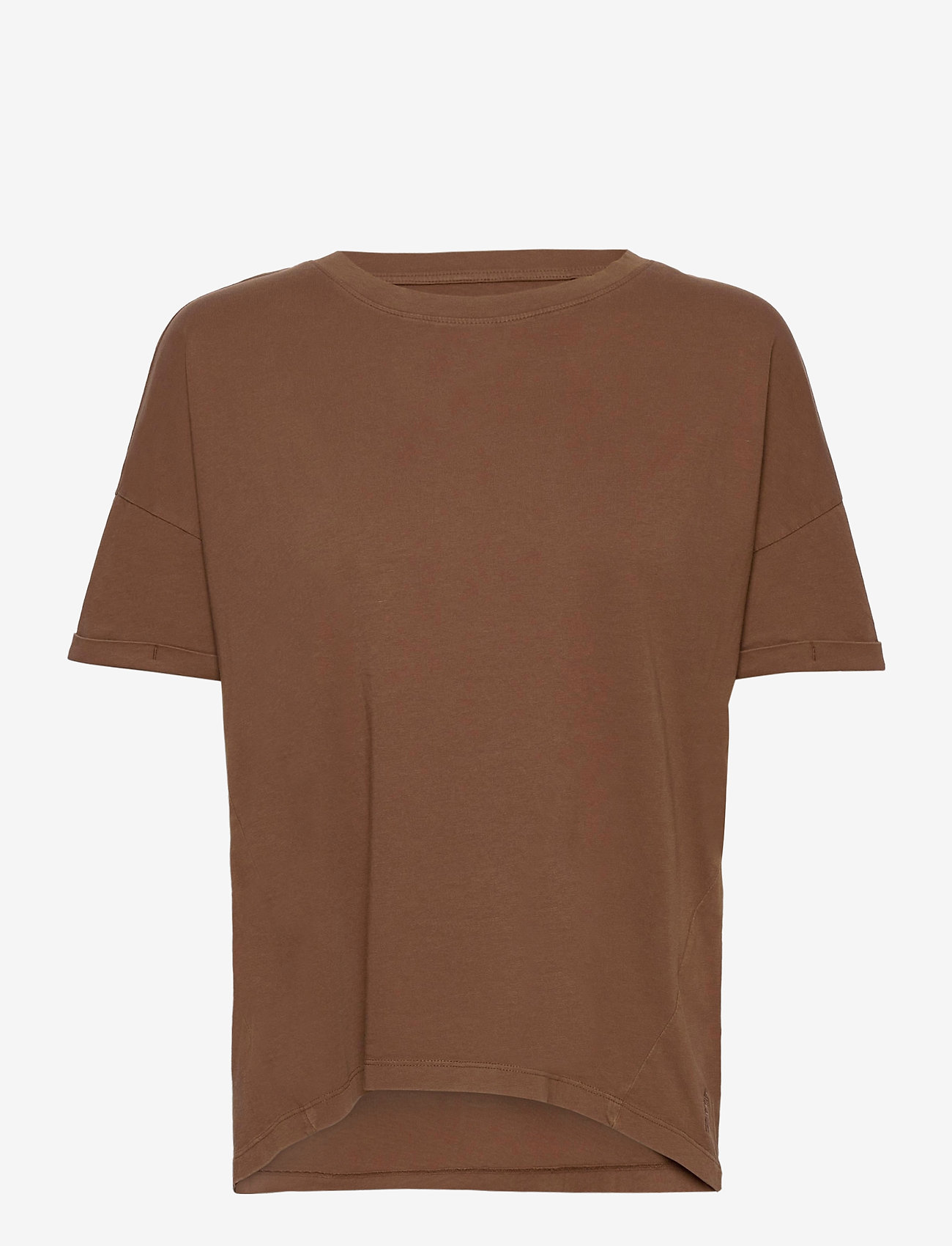 Esprit Casual - EarthColors® T-Shirt, organic cotton - rust brown - 0
