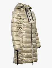 Esprit Casual - Quilted coat with detachable drawstring hood - päällystakit - pale khaki - 2