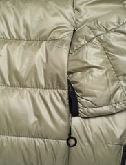 Esprit Casual - Quilted coat with detachable drawstring hood - päällystakit - pale khaki - 5