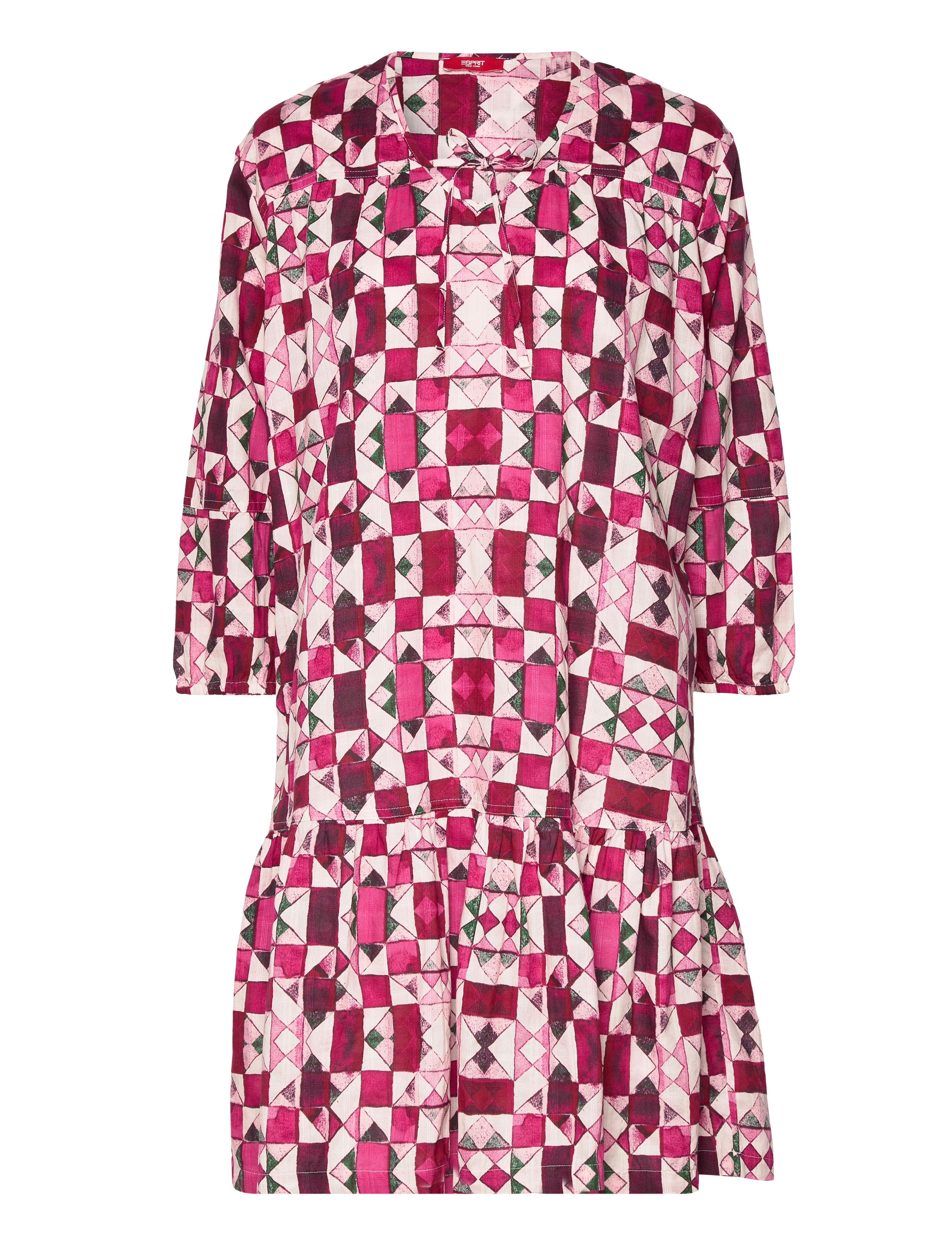 ESPRIT CASUAL Damen Kleider Hell Woven Mini Pink - 40 - Damen