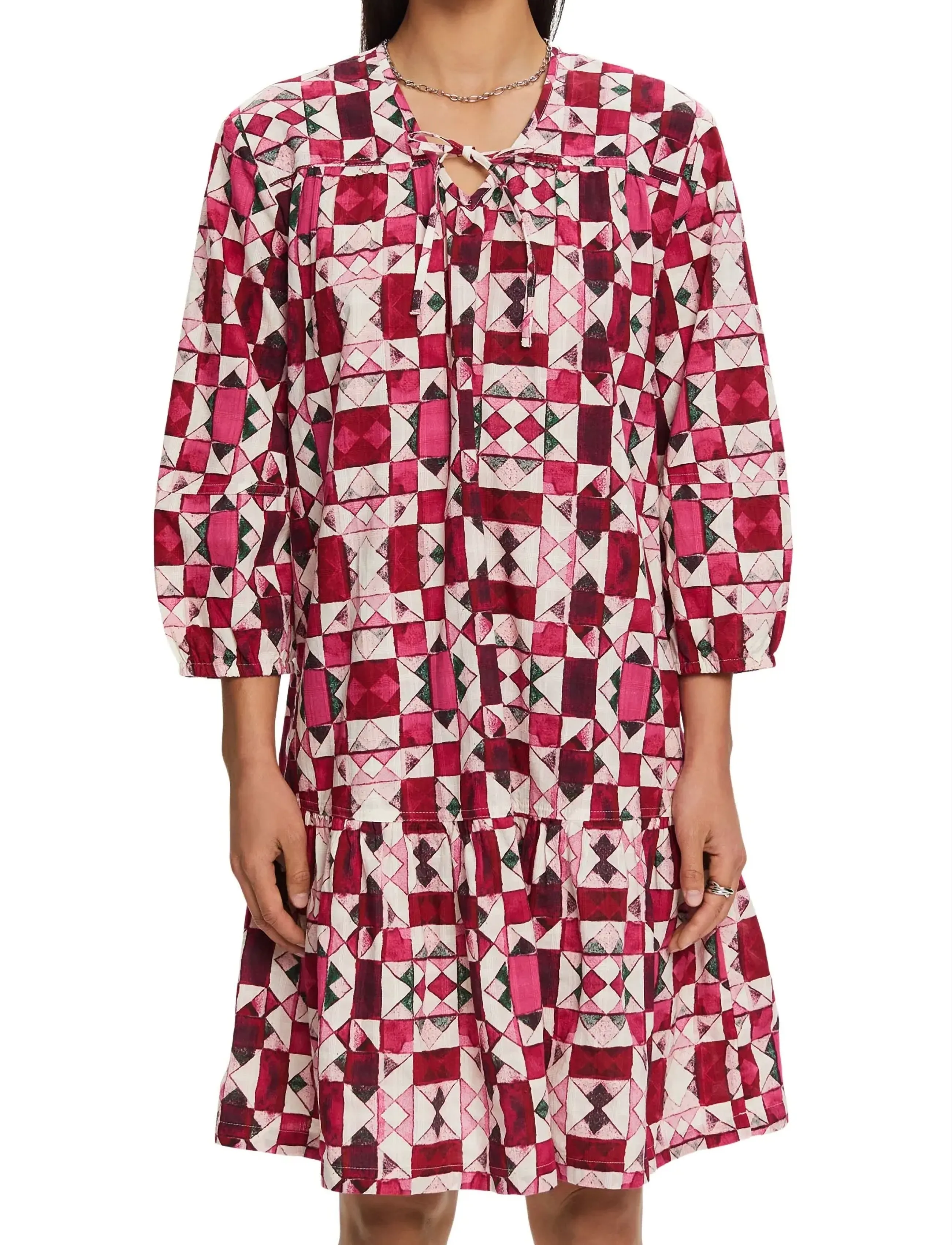 Esprit Casual - Women Dresses light woven mini - minikleidid - pink fuchsia 4 - 2