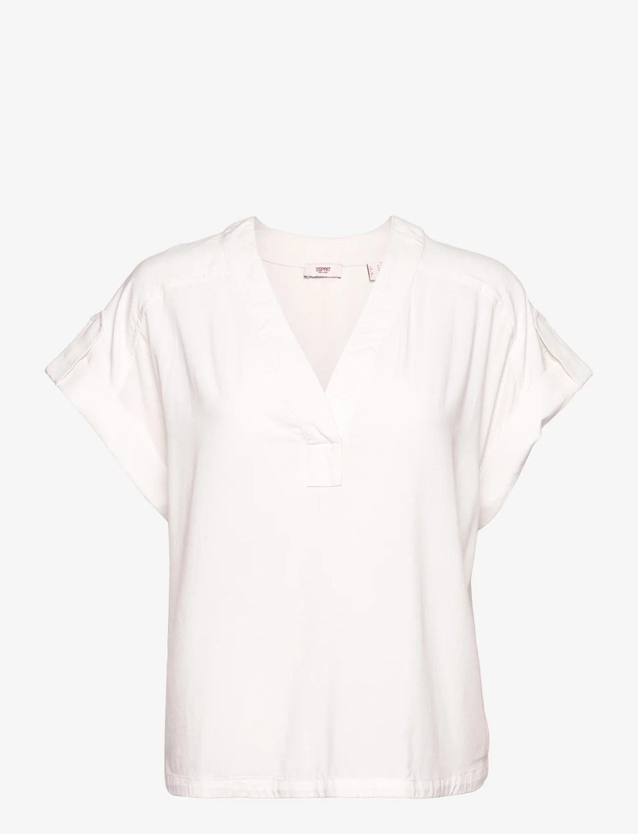 Esprit Casual - Blouses woven - kortärmade blusar - off white - 0