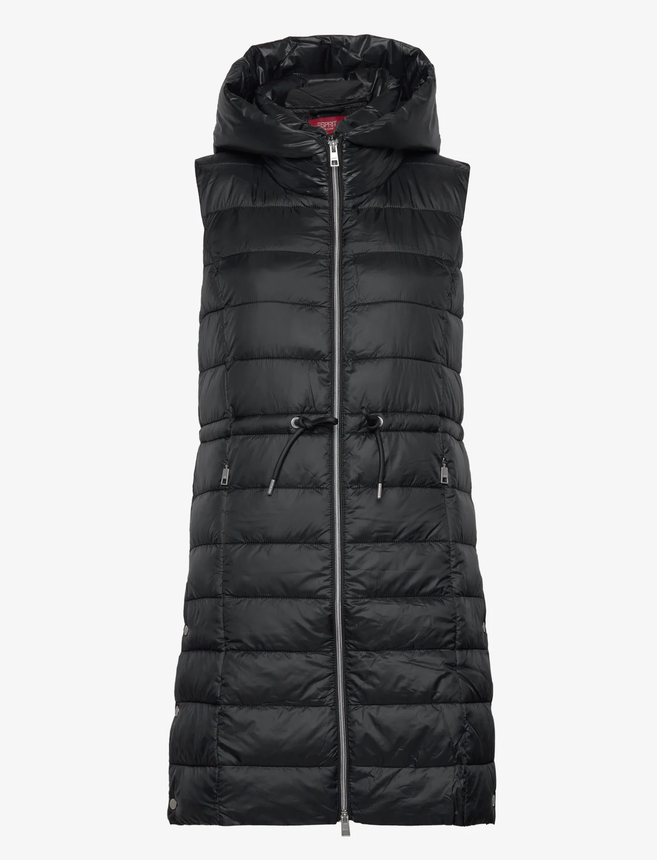 Esprit Casual - Women Vests outdoor woven long - vadderade västar - black - 0