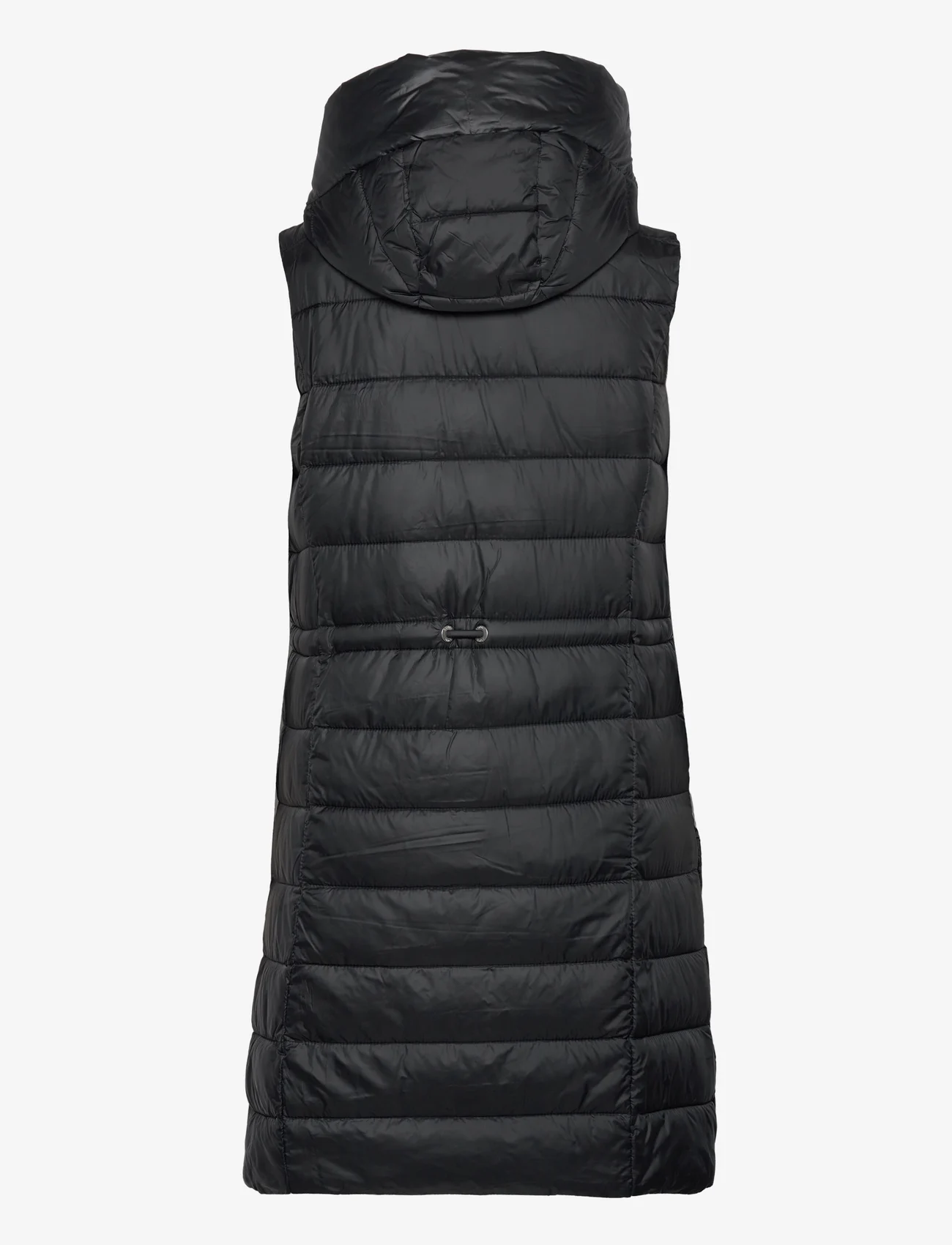 Esprit Casual - Women Vests outdoor woven long - puffer vests - black - 1