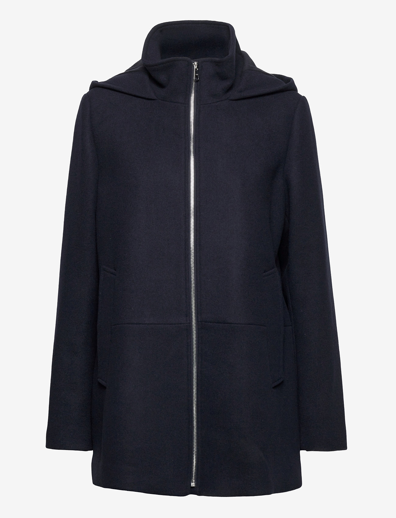 Esprit Casual - Recycled: Hoodie with wool - navy - 0