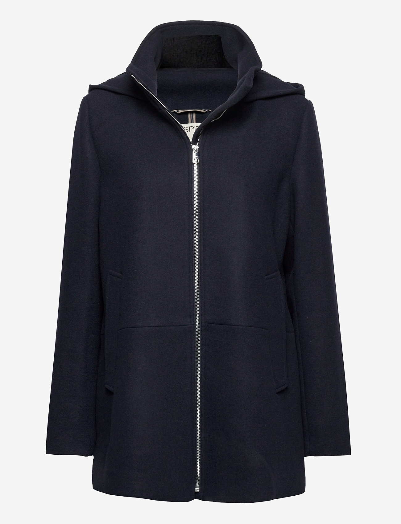 Esprit Casual - Recycled: Hoodie with wool - navy - 1