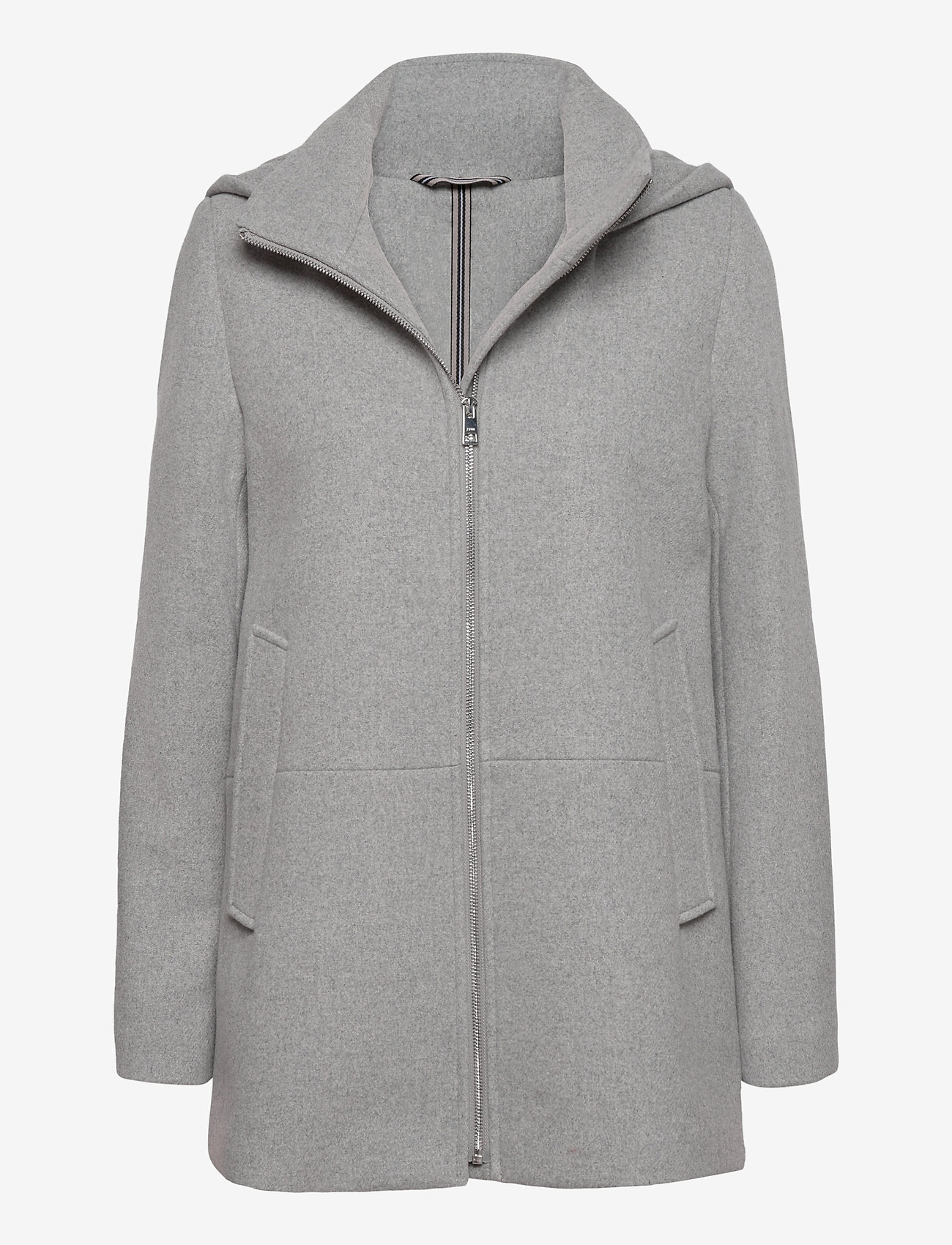 Esprit Casual - Recycled: Hoodie with wool - light grey 5 - 0