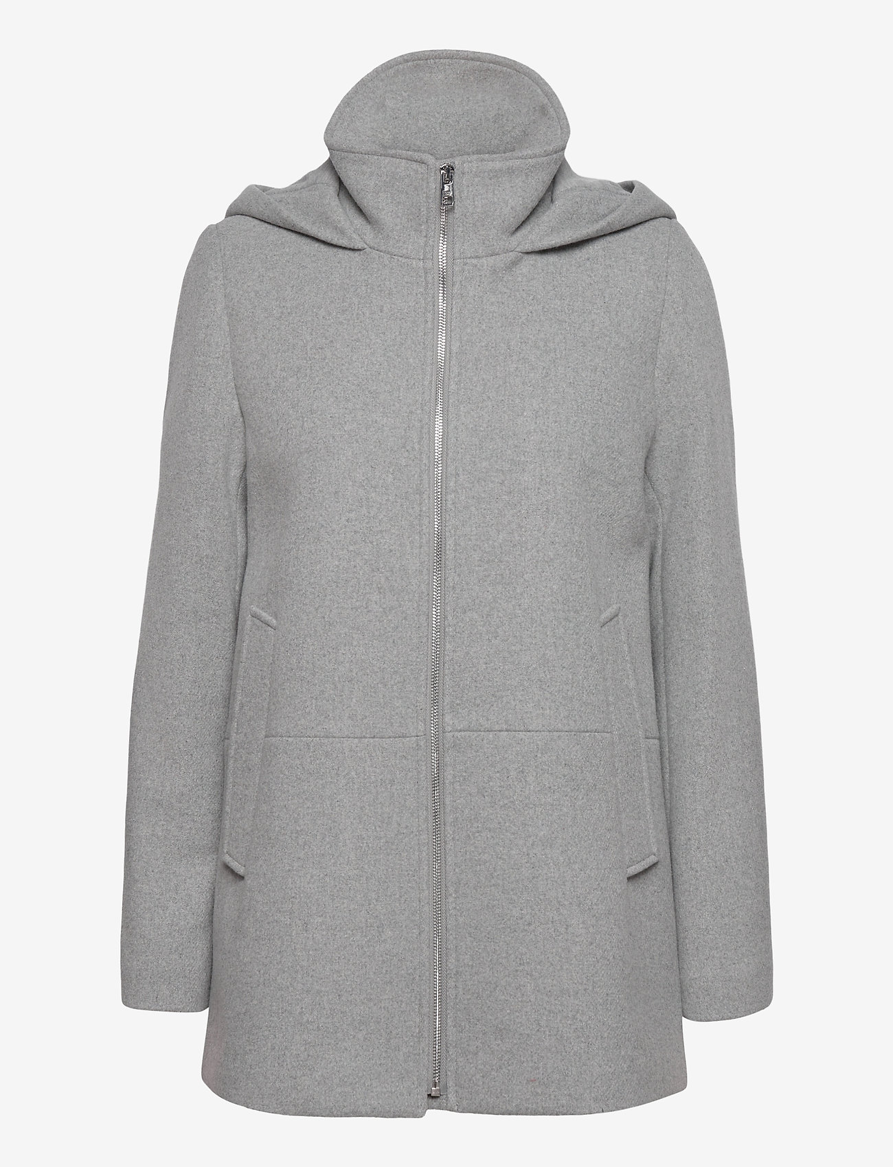 Esprit Casual - Recycled: Hoodie with wool - light grey 5 - 1