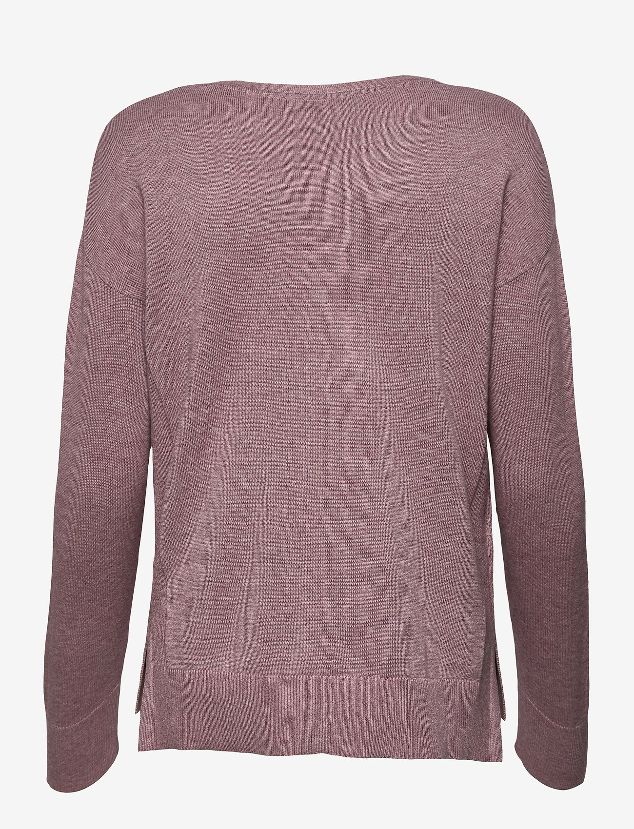 Esprit Casual - V-neck jumper containing organic cotton - mauve 5 - 1