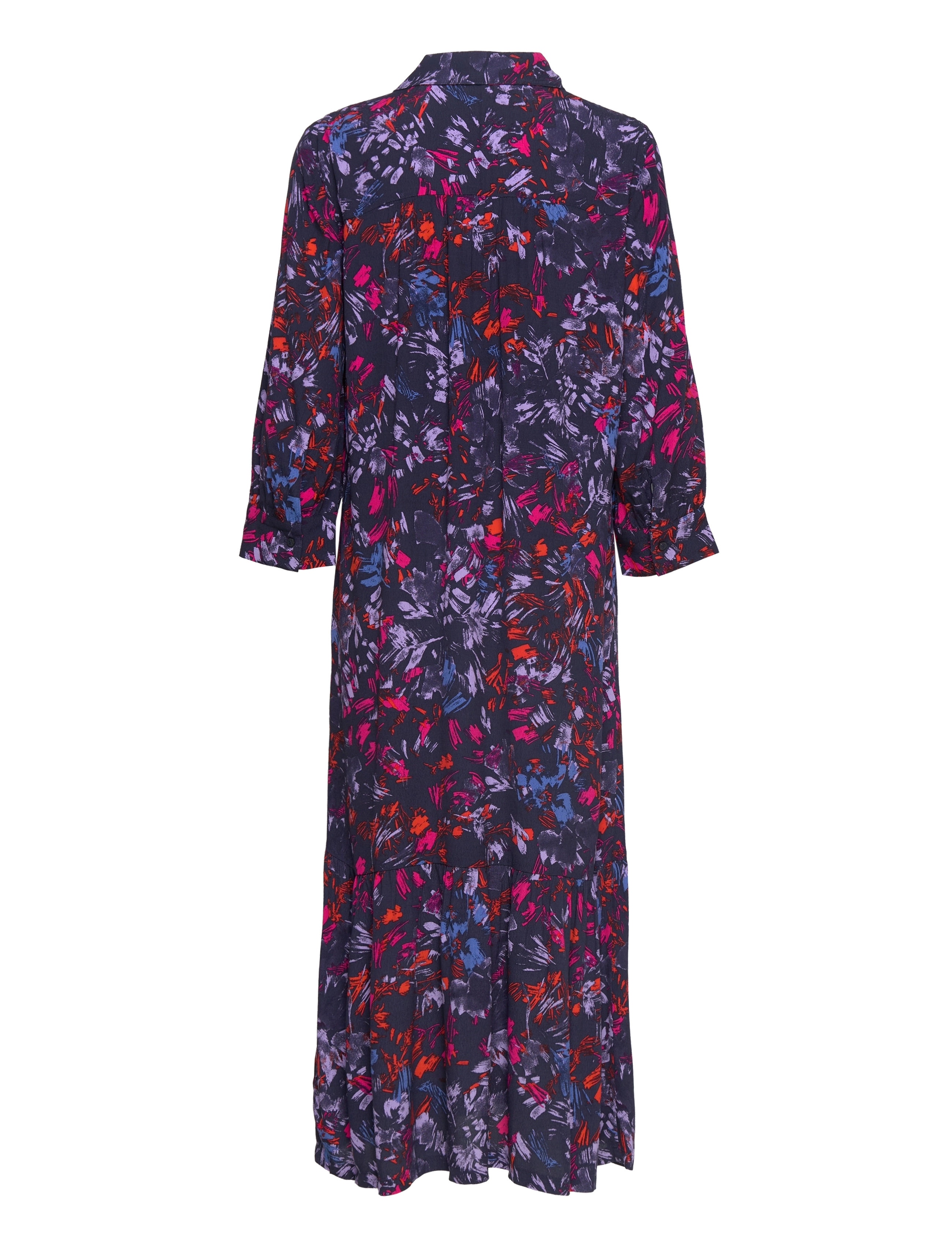 Esprit Casual - Patterned button front dress - särkkleidid - navy 4 - 1