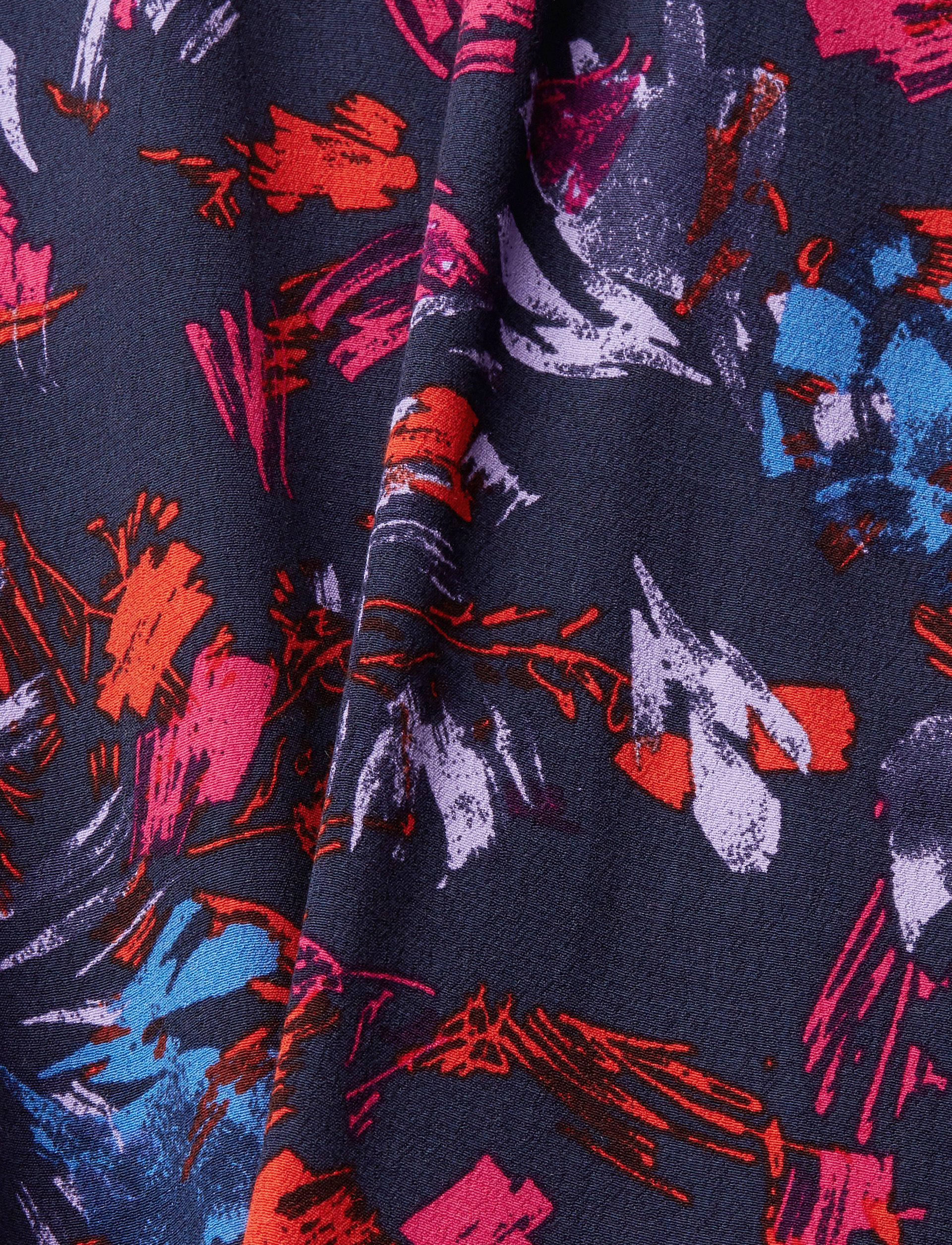 Esprit Casual - Patterned button front dress - särkkleidid - navy 4 - 4