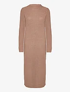 Knitted dress - TAUPE 5
