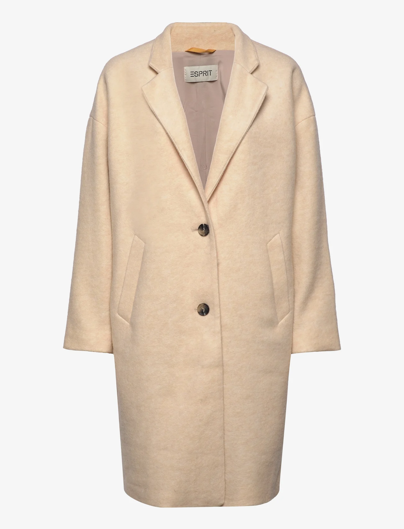 Esprit Casual - Wool blend coat - vinterfrakker - cream beige 2 - 0