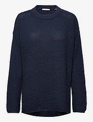 Esprit Casual - Textured knitted jumper - preisparty - navy - 0