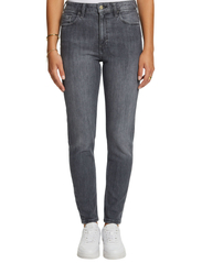 Esprit Casual - Women Pants denim length service - straight jeans - grey medium wash - 2