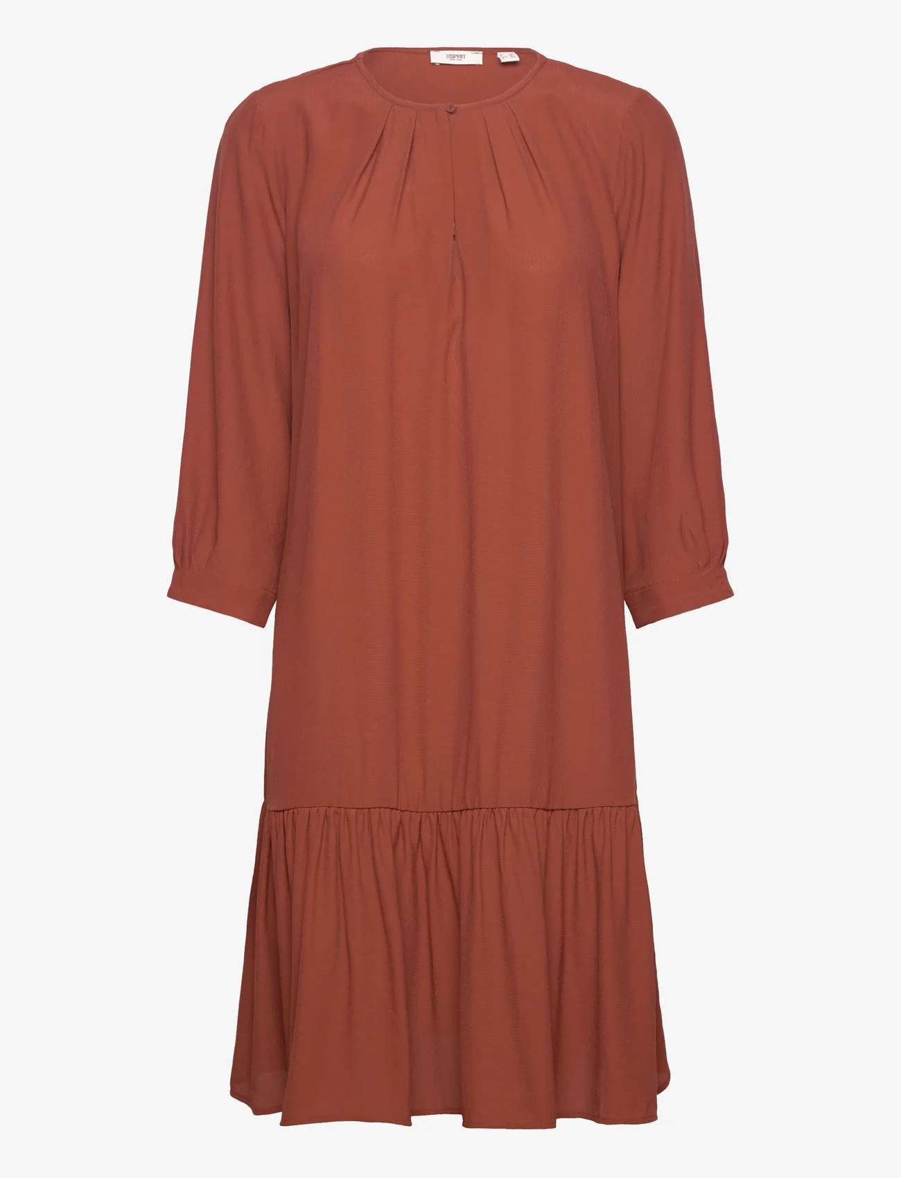 Esprit Casual - Dresses light woven - midi kjoler - rust brown - 0